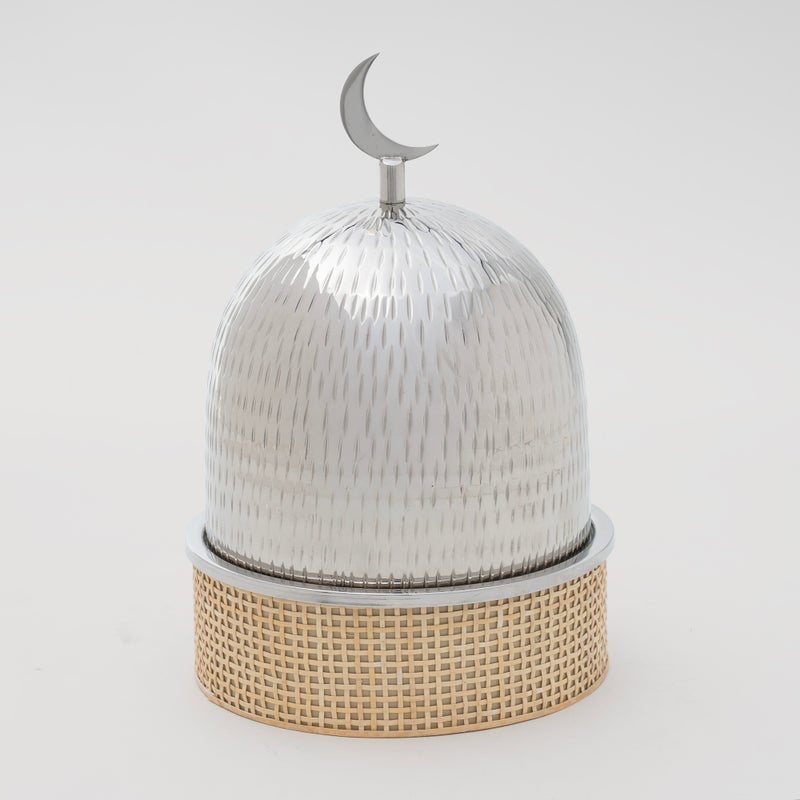 La Mesa وعاء تقديم الطعام متوسط الحجم فضي - Image 1